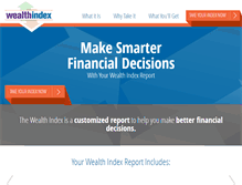 Tablet Screenshot of personalwealthindex.com